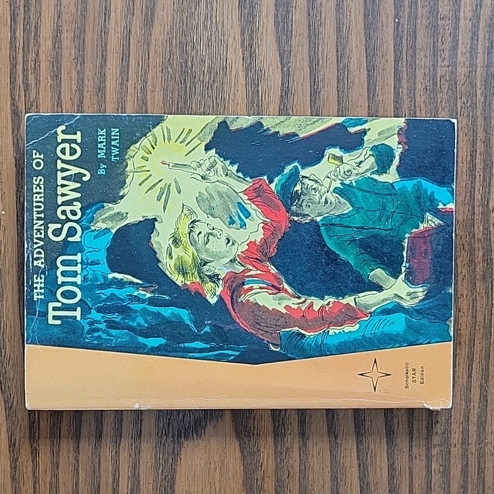 1961 Vintage "The Adventures of Tom Sawyer" Softcover Book